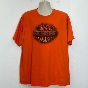 Harley Davidson - 2017 Finks Zanesville Ohio Y Bridge Ohio State T Shirt XXL